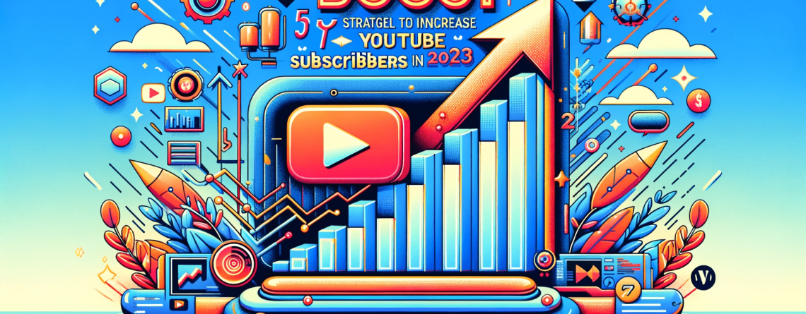 Boost Your YouTube Channel in 2023: Featured image showing strategies to increase YouTube subscribers